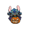 Pin Stitch con Calabaza Halloween Broche Metálico Pins Mochila